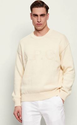Sweter męski A.P.C. ze sklepu: Gomez Fashion Store w kategorii: Swetry męskie - zdjęcie 874714-BD9-10338_A3262M000003006