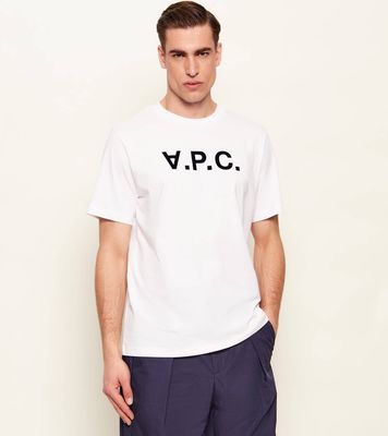 A.P.C. - T-shirt męski ze sklepu: Gomez Fashion Store w kategorii: T-shirty męskie - zdjęcie 874714-BD9-10338_A3262M000007015