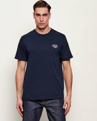 A.P.C. - T-shirt męski wiosenny ze sklepu: Gomez Fashion Store w kategorii: T-shirty męskie - zdjęcie 874714-BD9-10338_A3262M000012011