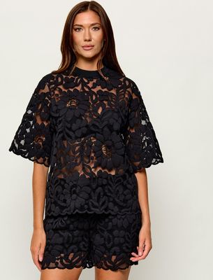 Bluzka damska AllSaints ze sklepu: Gomez Fashion Store w kategorii: Bluzki damskie - zdjęcie 874714-BD9-10338_AA262W000002001
