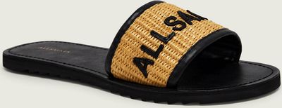 Klapki damskie na lato AllSaints ze sklepu: Gomez Fashion Store w kategorii: Klapki damskie - zdjęcie 874714-BD9-10338_AA262W000009068