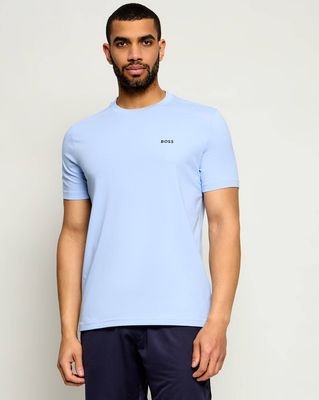 T-shirt męski wiosenny BOSS GREEN ze sklepu: Gomez Fashion Store w kategorii: T-shirty męskie - zdjęcie 874714-BD9-10338_BG264M000020451