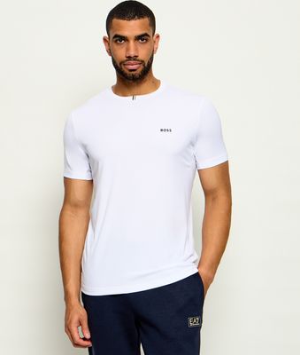 T-shirt męski casualowy BOSS GREEN ze sklepu: Gomez Fashion Store w kategorii: T-shirty męskie - zdjęcie 874714-BD9-10338_BG264M000031100