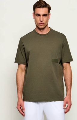 T-shirt męski casual BOSS GREEN ze sklepu: Gomez Fashion Store w kategorii: T-shirty męskie - zdjęcie 874714-BD9-10338_BG264M000039398
