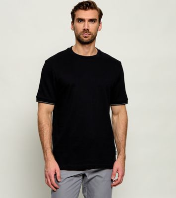 BOSS BLACK - T-shirt męski casualowy ze sklepu: Gomez Fashion Store w kategorii: T-shirty męskie - zdjęcie 874714-BD9-10338_BB264M000065001