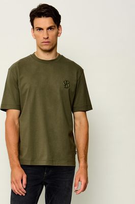 BOSS BLACK - T-shirt męski casual ze sklepu: Gomez Fashion Store w kategorii: T-shirty męskie - zdjęcie 874714-BD9-10338_BB264M000067347