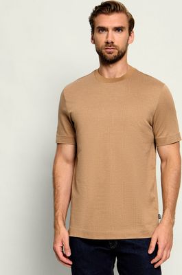 BOSS BLACK - T-shirt męski casualowy ze sklepu: Gomez Fashion Store w kategorii: T-shirty męskie - zdjęcie 874714-BD9-10338_BB264M000072260