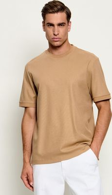 BOSS BLACK - T-shirt męski casual ze sklepu: Gomez Fashion Store w kategorii: T-shirty męskie - zdjęcie 874714-BD9-10338_BB264M000074260