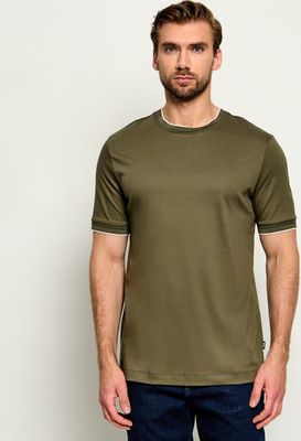 T-shirt męski na wiosnę BOSS BLACK ze sklepu: Gomez Fashion Store w kategorii: T-shirty męskie - zdjęcie 874714-BD9-10338_BB264M000075347