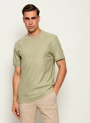 T-shirt męski na wiosnę BOSS BLACK ze sklepu: Gomez Fashion Store w kategorii: T-shirty męskie - zdjęcie 874714-BD9-10338_BB264M000085254