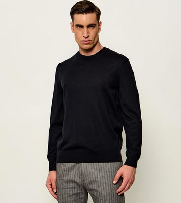 BOSS BLACK - Sweter męski casual ze sklepu: Gomez Fashion Store w kategorii: Swetry męskie - zdjęcie 874714-BD9-10338_BB264M000089001