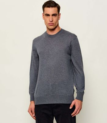 Sweter męski casual BOSS BLACK ze sklepu: Gomez Fashion Store w kategorii: Swetry męskie - zdjęcie 874714-BD9-10338_BB264M000089030