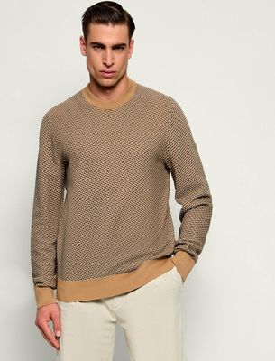 BOSS BLACK - Sweter męski zimowy ze sklepu: Gomez Fashion Store w kategorii: Swetry męskie - zdjęcie 874714-BD9-10338_BB264M000096260