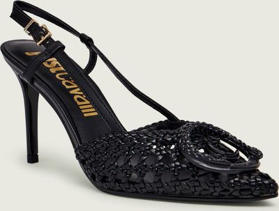 Czółenka wiosenne Just Cavalli ze sklepu: Gomez Fashion Store w kategorii: Czółenka - zdjęcie 874714-BD9-10338_CA262W000035899