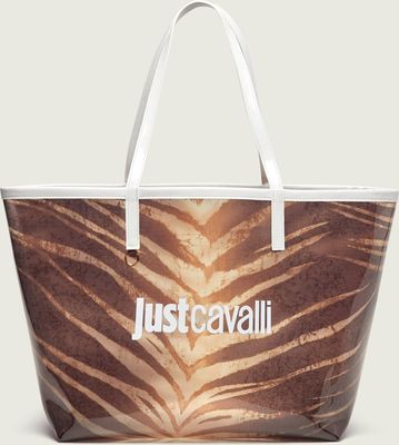 Shopper bag na wakacje Just Cavalli ze sklepu: Gomez Fashion Store w kategorii: Torby Shopper bag - zdjęcie 874714-BD9-10338_CA262W000044998