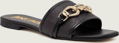 Just Cavalli - Klapki damskie na lato ze sklepu: Gomez Fashion Store w kategorii: Klapki damskie - zdjęcie 874714-BD9-10338_CA262W000029899