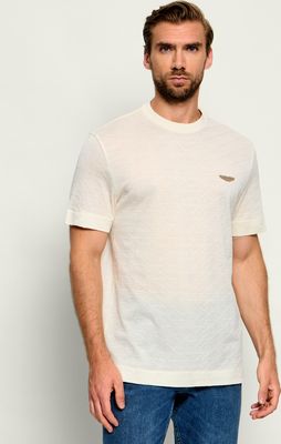 T-shirt męski casual BOSS BLACK ze sklepu: Gomez Fashion Store w kategorii: T-shirty męskie - zdjęcie 874714-BD9-10338_BB264M000178118