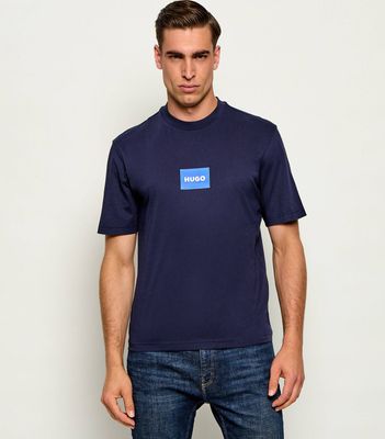 Hugo Blue - T-shirt męski młodzieżowy ze sklepu: Gomez Fashion Store w kategorii: T-shirty męskie - zdjęcie 874714-BD9-10338_BJ264M000010405