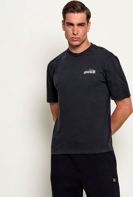 T-shirt męski casualowy Hugo Blue ze sklepu: Gomez Fashion Store w kategorii: T-shirty męskie - zdjęcie 874714-BD9-10338_BJ264M000019001