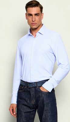 Koszula męska HUGO ze sklepu: Gomez Fashion Store w kategorii: Koszule męskie - zdjęcie 874714-BD9-10338_BU264M000039459