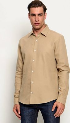 Koszula męska z klasycznym kołnierzykiem HUGO ze sklepu: Gomez Fashion Store w kategorii: Koszule męskie - zdjęcie 874714-BD9-10338_BU264M000043269