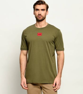 T-shirt męski HUGO ze sklepu: Gomez Fashion Store w kategorii: T-shirty męskie - zdjęcie 874714-BD9-10338_BU264M000061388