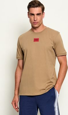 T-shirt męski HUGO ze sklepu: Gomez Fashion Store w kategorii: T-shirty męskie - zdjęcie 874714-BD9-10338_BU264M000061928