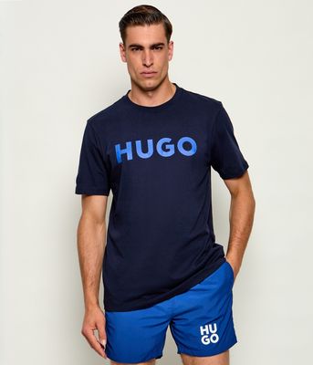 T-shirt męski HUGO ze sklepu: Gomez Fashion Store w kategorii: T-shirty męskie - zdjęcie 874714-BD9-10338_BU264M000064407