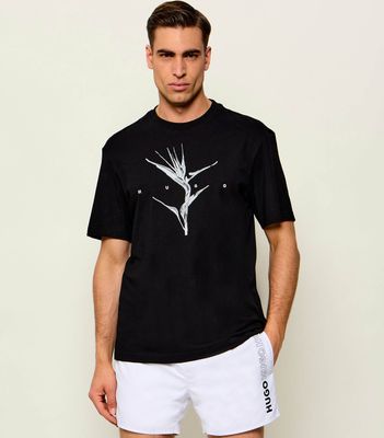 T-shirt męski HUGO ze sklepu: Gomez Fashion Store w kategorii: T-shirty męskie - zdjęcie 874714-BD9-10338_BU264M000075001
