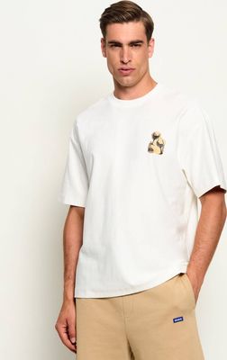 HUGO - T-shirt męski ze sklepu: Gomez Fashion Store w kategorii: T-shirty męskie - zdjęcie 874714-BD9-10338_BU264M000078102