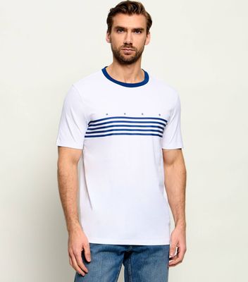 T-shirt męski HUGO ze sklepu: Gomez Fashion Store w kategorii: T-shirty męskie - zdjęcie 874714-BD9-10338_BU264M000079100