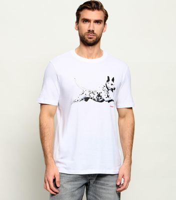 T-shirt męski młodzieżowy na wiosnę HUGO ze sklepu: Gomez Fashion Store w kategorii: T-shirty męskie - zdjęcie 874714-BD9-10338_BU264M000081101