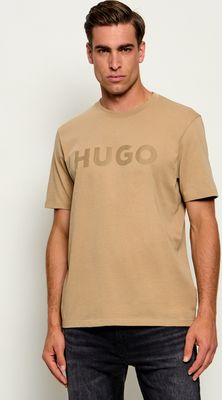 T-shirt męski na wiosnę HUGO ze sklepu: Gomez Fashion Store w kategorii: T-shirty męskie - zdjęcie 874714-BD9-10338_BU264M000083269