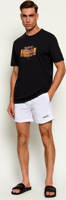 T-shirt męski w stylu młodzieżowym na wiosnę HUGO ze sklepu: Gomez Fashion Store w kategorii: T-shirty męskie - zdjęcie 874714-BD9-10338_BU264M000085001