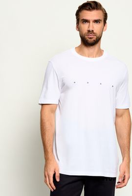 T-shirt męski casualowy HUGO ze sklepu: Gomez Fashion Store w kategorii: T-shirty męskie - zdjęcie 874714-BD9-10338_BU264M000087100