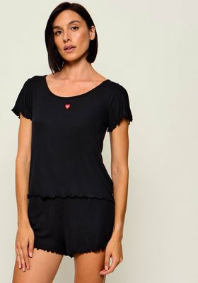 Hugo Bodywear - Piżama gładka ze sklepu: Gomez Fashion Store w kategorii: Piżamy damskie - zdjęcie 874714-BD9-10338_BZ264W000009001