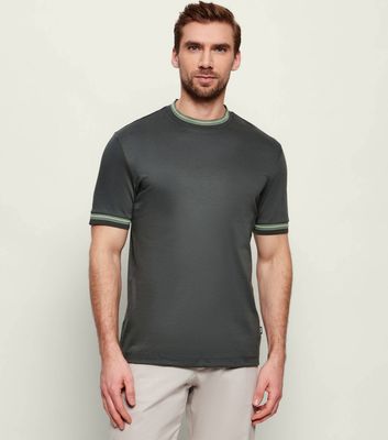 T-shirt męski casualowy BOSS BLACK ze sklepu: Gomez Fashion Store w kategorii: T-shirty męskie - zdjęcie 874714-BD9-10338_BB261M000037348