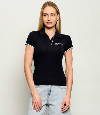 Bluzka damska casual Karl Lagerfeld Jeans ze sklepu: Gomez Fashion Store w kategorii: Bluzki damskie - zdjęcie 874714-BD9-10338_KJ262W000008002