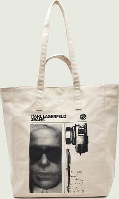 Shopper bag na wakacje Karl Lagerfeld Jeans ze sklepu: Gomez Fashion Store w kategorii: Torby Shopper bag - zdjęcie 874714-BD9-10338_KJ262W000015096