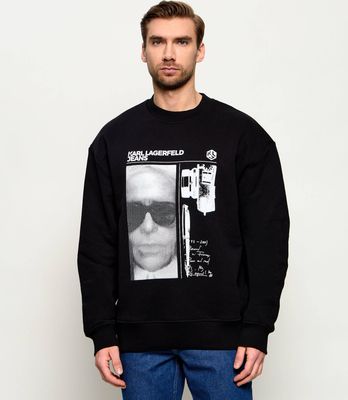Karl Lagerfeld Jeans - Bluza męska wiosenna ze sklepu: Gomez Fashion Store w kategorii: Bluzy męskie - zdjęcie 874714-BD9-10338_KJ262M000009002