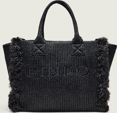 Shopper bag na wakacje Pinko ze sklepu: Gomez Fashion Store w kategorii: Torby Shopper bag - zdjęcie 874714-BD9-10338_PI262W000126582
