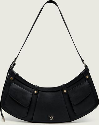 Pinko - Torebka hobo elegancki ze sklepu: Gomez Fashion Store w kategorii: Torebki hobo - zdjęcie 874714-BD9-10338_PI262W000138625