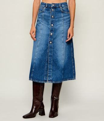 Spódnica na wiosnę BOSS ORANGE ze sklepu: Gomez Fashion Store w kategorii: Spódnice - zdjęcie 874714-BD9-10338_BO264W000007424