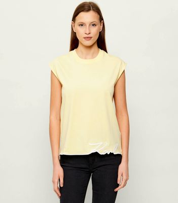 Bluzka damska letnia Karl Lagerfeld ze sklepu: Gomez Fashion Store w kategorii: Bluzki damskie - zdjęcie 874714-BD9-10338_KL262W000076E49