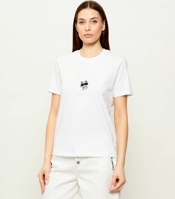 Bluzka damska Karl Lagerfeld ze sklepu: Gomez Fashion Store w kategorii: Bluzki damskie - zdjęcie 874714-BD9-10338_KL262W000079100