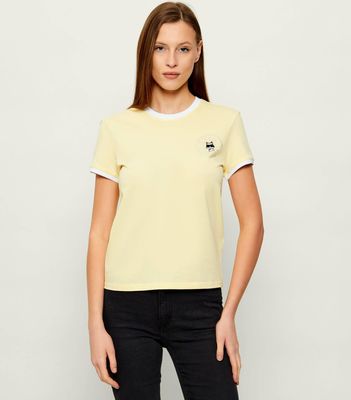 Bluzka damska na lato Karl Lagerfeld ze sklepu: Gomez Fashion Store w kategorii: Bluzki damskie - zdjęcie 874714-BD9-10338_KL262W000080E49