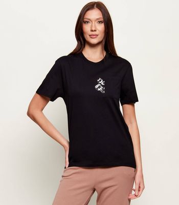 Bluzka damska na lato Karl Lagerfeld ze sklepu: Gomez Fashion Store w kategorii: Bluzki damskie - zdjęcie 874714-BD9-10338_KL262W000081666