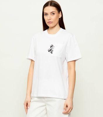 Bluzka damska Karl Lagerfeld ze sklepu: Gomez Fashion Store w kategorii: Bluzki damskie - zdjęcie 874714-BD9-10338_KL262W000081100