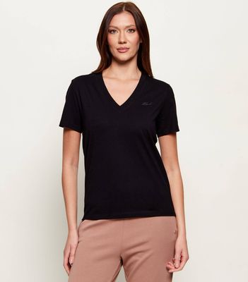 Karl Lagerfeld - Bluzka damska casualowa ze sklepu: Gomez Fashion Store w kategorii: Bluzki damskie - zdjęcie 874714-BD9-10338_KL262W000084666