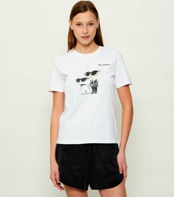 Bluzka damska młodzieżowa Karl Lagerfeld ze sklepu: Gomez Fashion Store w kategorii: Bluzki damskie - zdjęcie 874714-BD9-10338_KL262W000096100